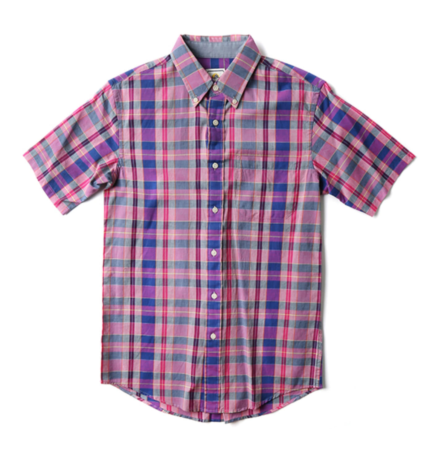 S/S Fitted Seaside BD Shirt Purple